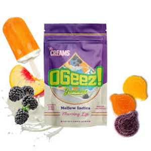 OGEEZ - OGeez! | Gummies 10ct | The Creams: Mellow Indica | 100mg