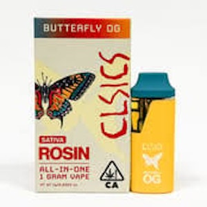 CLSICS - CLSICS Live Rosin All In One 1g Butterfly OG