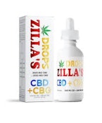Zillas | CBD + CBG Drops (2000mg + 2000mg) 1:1