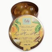 RUBY FARMS Live Resin Blend Gummies | 20 Count | ''Pick Me Up'' Lions Mane Mango | Strain: Lemon Haze - Sativa