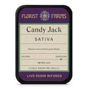 PREROLL-FLF-5PK-INF-CANDY JACK:FLORIST FARMS[LIVE RESIN INFUSED] CANDY JACK 0.5G 5PK