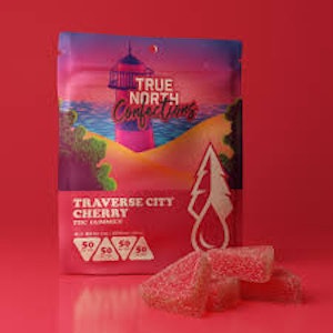 True North - Traverse City Cherry 4x50mg THC Vegan Gummies