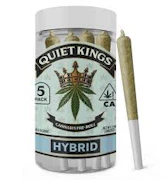 Quiet Kings 5pk Prerolls 2.5g Bubblegum Gelato