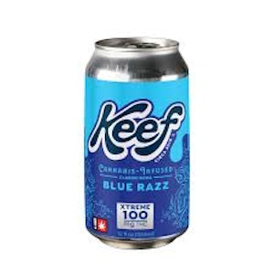 Keef Brands - Keef | 12fl oz Can | Blue Razz | 100mg