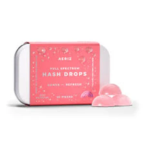DAZE OFF - Aeriz | Hash Drop Gummies (20ct) | Guava (Jungle Juice) 1:1:1  THC:CBD:CBG| 100mg