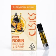 CLSICS - 1g Live Rosin Cart - Clockwork Lemon