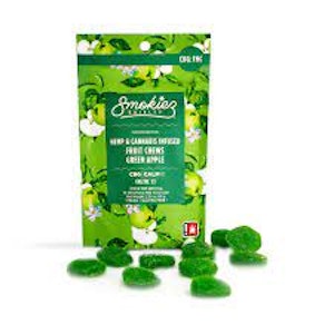 SMOKIEZ - [Smokiez] THC:CBG Fruit Chews - 200mg - 1:1 Green Apple (H)