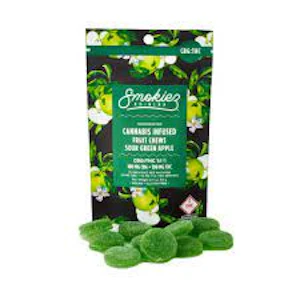SMOKIEZ - [Smokiez] THC:CBG Fruit Chews - 200mg -  1:1 Sour Green Apple (H)