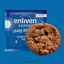ENLIVEN - Enliven | Cookies (1ct) | Double Chocolate Chipzzz (1ct) | Stay Asleep 1:1 THC:CBN | 10mg Main Image