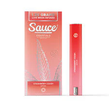 Sauce. - Sauce Essentials - Disposable - Live Resin - Strawberry Cough - 1.25g Main Image