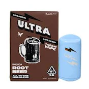 Ultra Live Rosin and Live Resin All-In-One Cartridge 1g Indica Root Beer