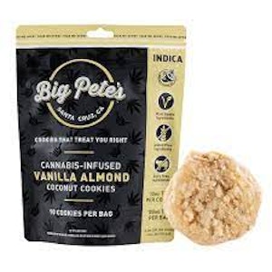Big Pete's - Big Pete's Vegan Cookies Indica 10pk Vanilla Almond