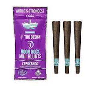 PRESIDENTIAL - [Presidential x THC Design] Infused Moonrock Mini Blunt 3 Pack - 2.1g - Crescendo (S)