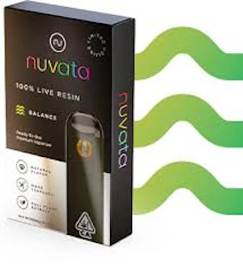 NUVATA - Nuvata | Live Resin Disposable Pen | Slurricrasher 9:1 THC:CBD | .5g