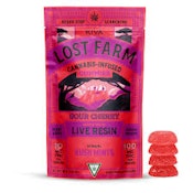 Lost Farm - Sour Cherry (I Hybrid) Resin Gummies - 200mg