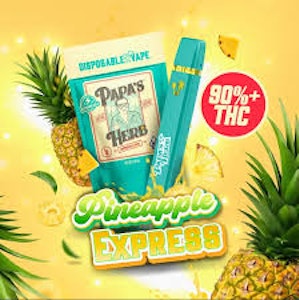PAPA'S HERB - Pineapple Express (1g) AIO ( Disposable Vape Cartridge)