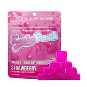 Kushy Punch 10pk Gummies Strawberry