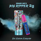 Crude Boys - 2g All-In-One Big Ripper Vape - Ice Cream Cookies (Indica)