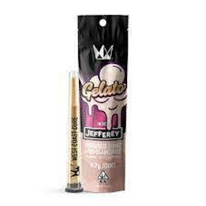 WEST COAST CURE - West Coast Cure - Jefferey Pre Roll - Diamond Infused - Hybrid - Gelato - (1.2g Total)
