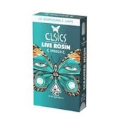 CLSICS Live Rosin All-In-One Cartridge 1g Indica Cereal Milk