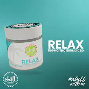 CHILL MEDICATED - Chill Medicated - RELAX Body Rub - 500mg THC : 500mg CBD
