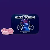 Eunoia: Sleep Tokens | Gummies 20ct | Pomegranate 1:1:1 THC:CBD:CBN | 100mg