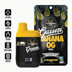 CLAYBOURNE CO. - Claybourne Gassers All In One 1g Banana OG