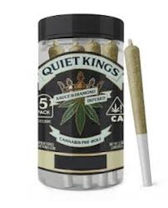 QUIET KINGS - Quiet Kings Infused 5pk Prerolls 2.5g Lemon Cherry