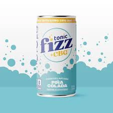 Tonic - Tonic Fizz | 7.5oz Can | Pina Colada 1:1 THC:CBG | 10mg Main Image