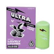 Ultra Live Rosin and Live Resin All-In-One Cartridge 1g Sativa Lovely Lychee