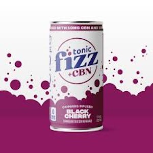 TONIC - Tonic Fizz | 7.5oz Can | Black Cherry 1:1 THC:CBN | 10mg