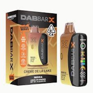 DABWOODS - Dabwoods - 1g DabBar X - Creme De La Cake