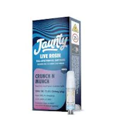 Jaunty Crunch N Munch Live Rosin Vape Cartridge .5g