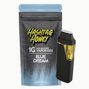 HASHTAG HONEY - HASHTAG HONEY - BLUE DREAM - AIO VAPE - 1G
