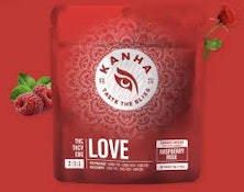 KANHA | FX NANO Gummies (10 ct) | LOVE Raspberry Rose 2:1:1 THC:THCv:CBG  | 100mg