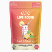 CLSICS Live Rosin Gummies Hybrid Pink Lemon Up