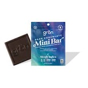 Grön | Dark Chocolate Mini Bar | Sleepy Indica 1:1 CBN:THC |  100mg