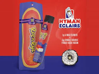 HYMAN - Hyman  - Roc N Rye 1.5G Rosin Infused Eclair Preroll