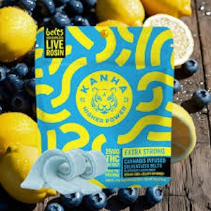 KANHA - KANHA | Live Rosin Belts | Blueberry Lemon Drop | Hybrid | 4-pack