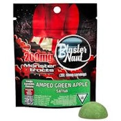 Blasternauts - Amped Green Apple (Sativa) Single Gummy - 200mg