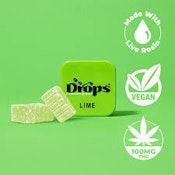Drops Lime (H) Gummies 2pk 100mg