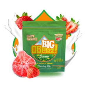 OGEEZ - OGeez! | Gummies 1ct | Peg's BIG Happy Balance Strawberries and Cream | 100mg