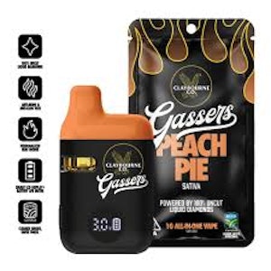 CLAYBOURNE CO. - Claybourne Gassers All In One 1g Peach Pie