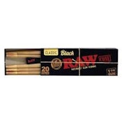 Raw Classic/Black 1 1/4 20 pack