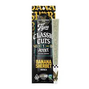 CLAYBOURNE CO. - Claybourne Classic Cut Preroll 1g Banana Sherbet