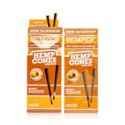 Hemper - Hemp Cones W/ Glass Tips - 2pk King Size - Mango