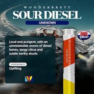 Wonderbrett - [REC] Wonderbrett | Sour Diesel | 0.7g Preroll