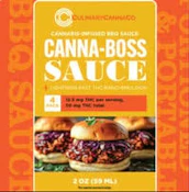 Canna-Boss Sauce | 4 pack-12.5mg | BBQ Sauce  | 50mg 