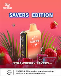 Geek Bar - Geek Bar Pulse 15K Strawberry Savers