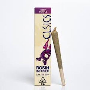 CLSICS - CLSICS Rosin Infused Preroll 1.3g Deep Purple